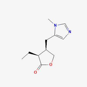 Structura chimică 2D a Pilocarpinum