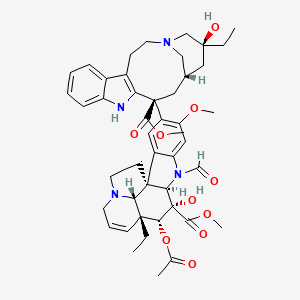 Structura chimică 2D a Vincristinum