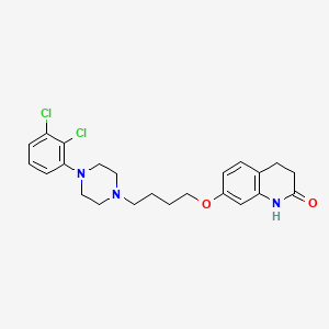 Structura chimică 2D a Aripiprazolum