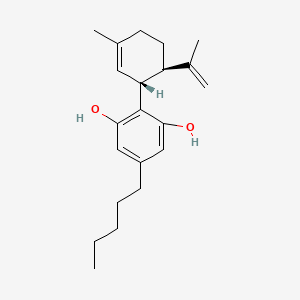 Structura chimică 2D a Cannabidiolum