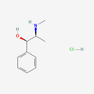 Structura chimică 2D a Ephedrini Hydrochloridum