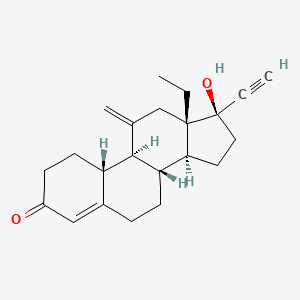 Structura chimică 2D a Combinatii (etonogestrelum+etinilestradiolum)
