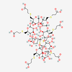 Structura chimică 2D a Sugammadexum