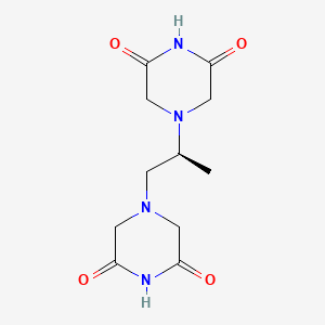 Structura chimică 2D a Dexrazoxanum