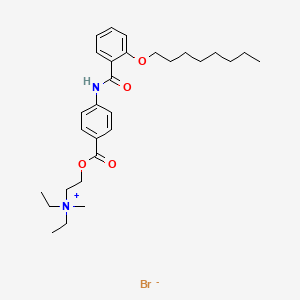 Structura chimică 2D a Otilonium Bromide