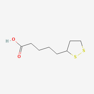 Structura chimică 2D a Thioctic Acid