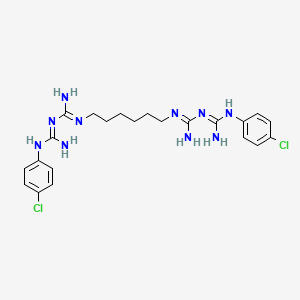 Structura chimică 2D a Chlorhexidinum