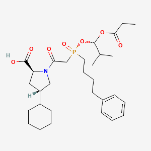 Structura chimică 2D a Fosinopril